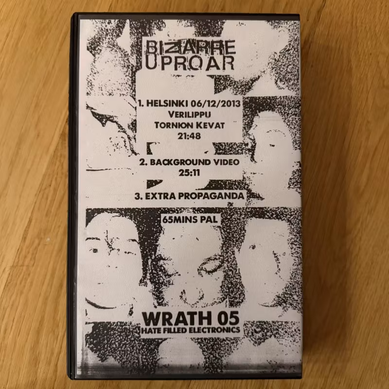 BIZARRE UPROAR Live Offensive I (Wrath - Finland original) (NM) VHS