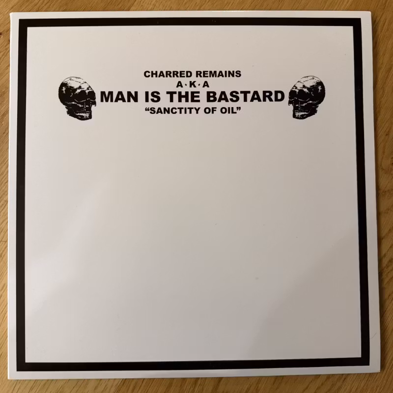 BIZARRE UPROAR / CHARRED REMAINS AKA MAN IS THE BASTARD Split (Green vinyl) (Deep Six - USA reissue) (NM) 10"
