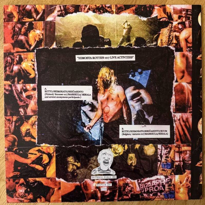 BIZARRE UPROAR Himosta Rottiin - 017 Live Activities (Bacteria Field - USA original) (NM/EX) LP