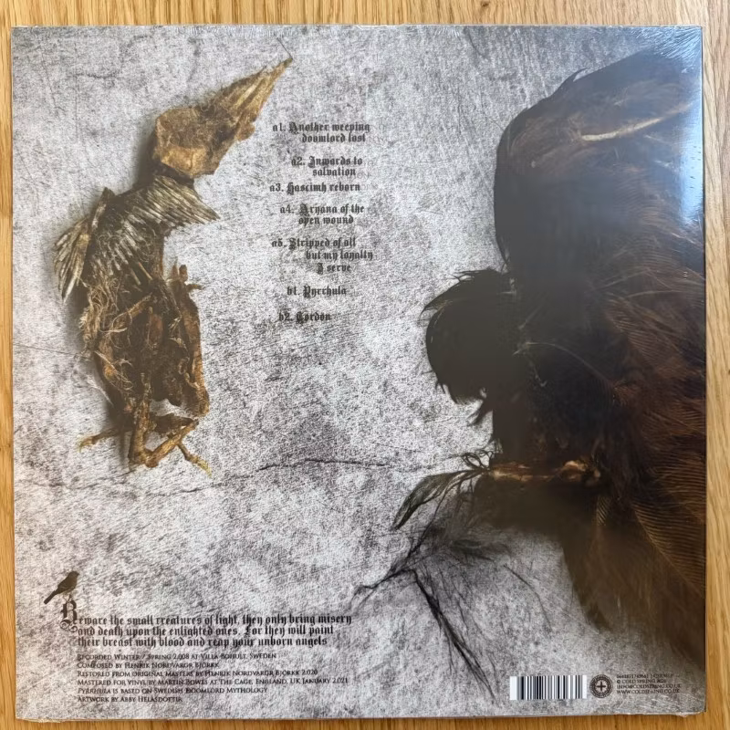 NORDVARGR Pyrrhula (Pale Amber vinyl) (Cold Spring - UK reissue) (SS) LP