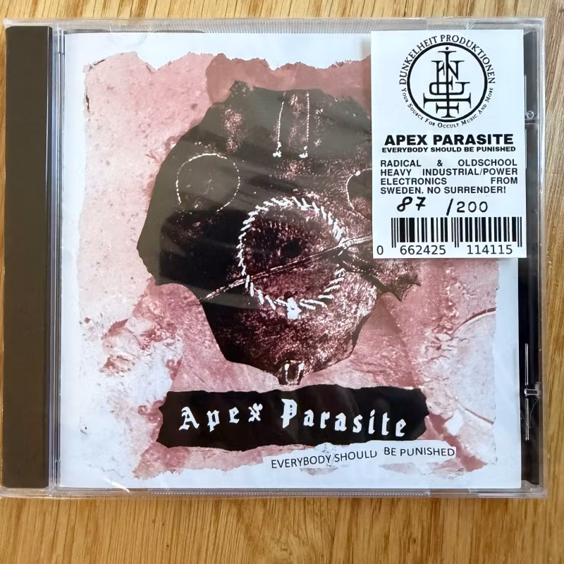 APEX PARASITE Everybody Should Be Punished (Dunkelheit - Germany original) (SS) CD