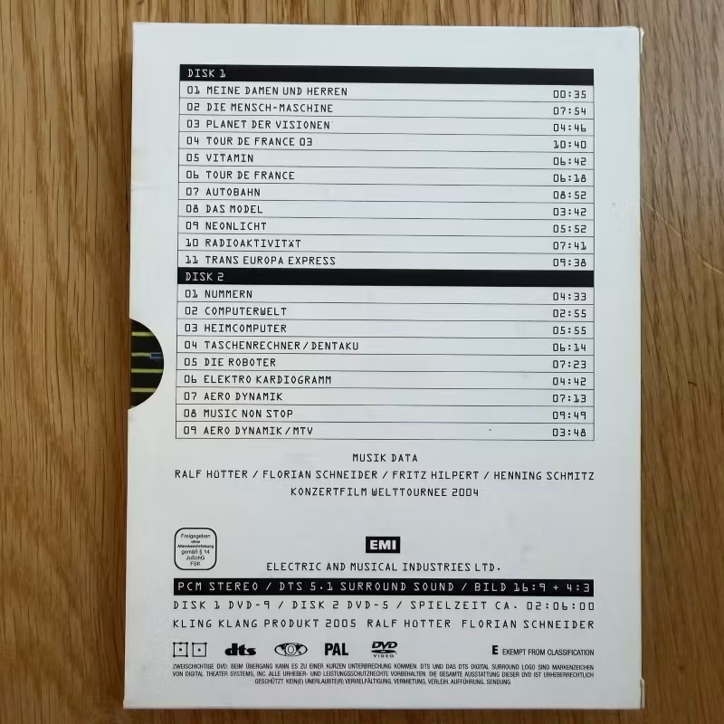 KRAFTWERK Minimum-Maximum (German version) (EMI - Germany original) (NM) 2xDVD