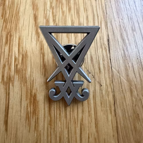 SIGIL OF LUCIFER (NM) METAL PIN