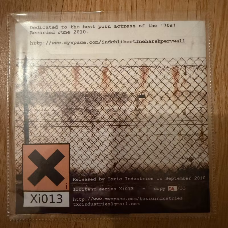 INDCH LIBERTINE Bodil Jørgensen Lover (Toxic Industries – Italy original) (NM) CDR