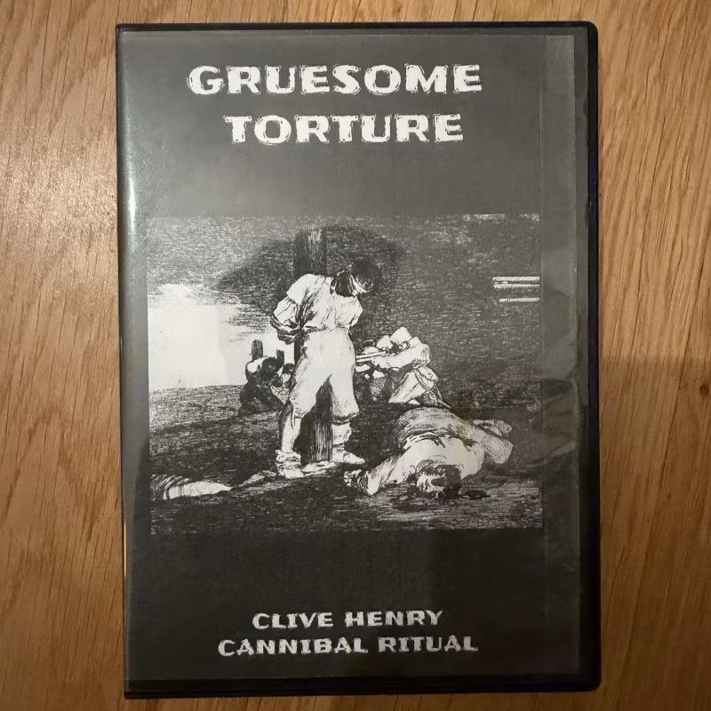 CLIVE HENRY / CANNIBAL RITUAL Gruesome Torture (Meat Hook Butchery - Germany original) (NM) 2xCDR