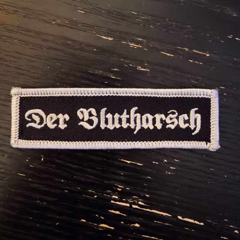 DER BLUTHARSCH Logo (NM) PATCH