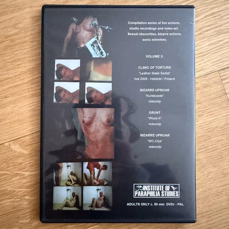 VARIOUS Institute Of Paraphilia Studies Volume 3 (Institute Of Paraphilia Studies - Finland original) (NM) DVDR