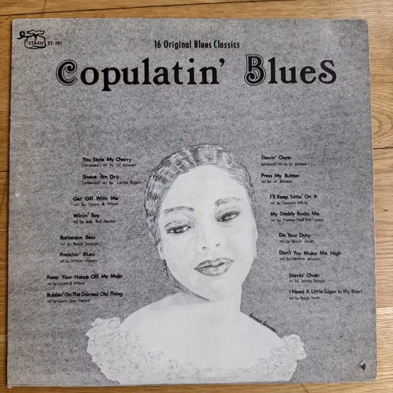 VARIOUS Copulatin' Blues (Stash - USA original) (VG+) LP