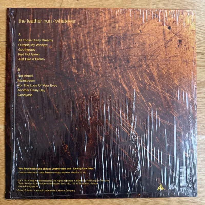 LEATHER NUN, the Whatever (Wild Kingdom - Sweden original) (EX) LP