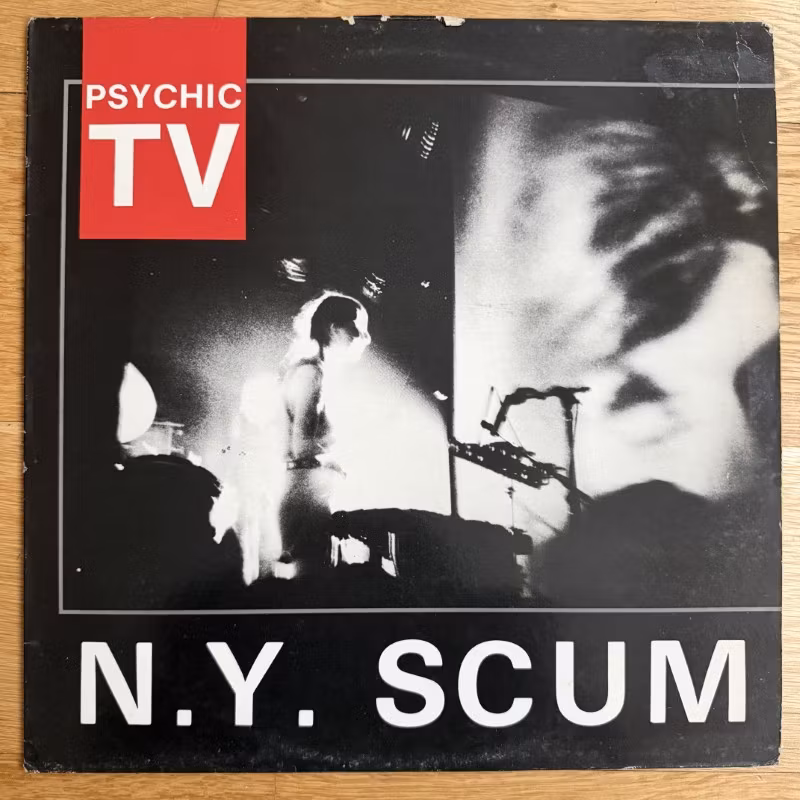 PSYCHIC TV N.Y. Scum (Temple - UK original) (VG) LP