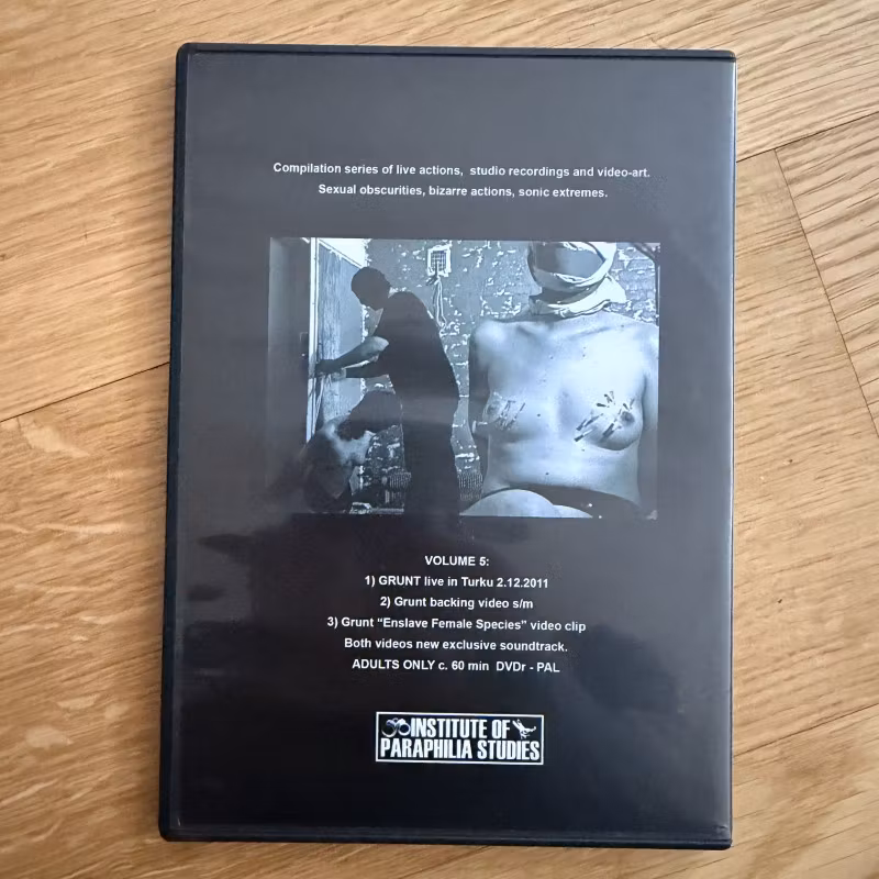 GRUNT Institute Of Paraphilia Studies Volume 5 (Institute Of Paraphilia Studies - Finland original) (NM) DVDR