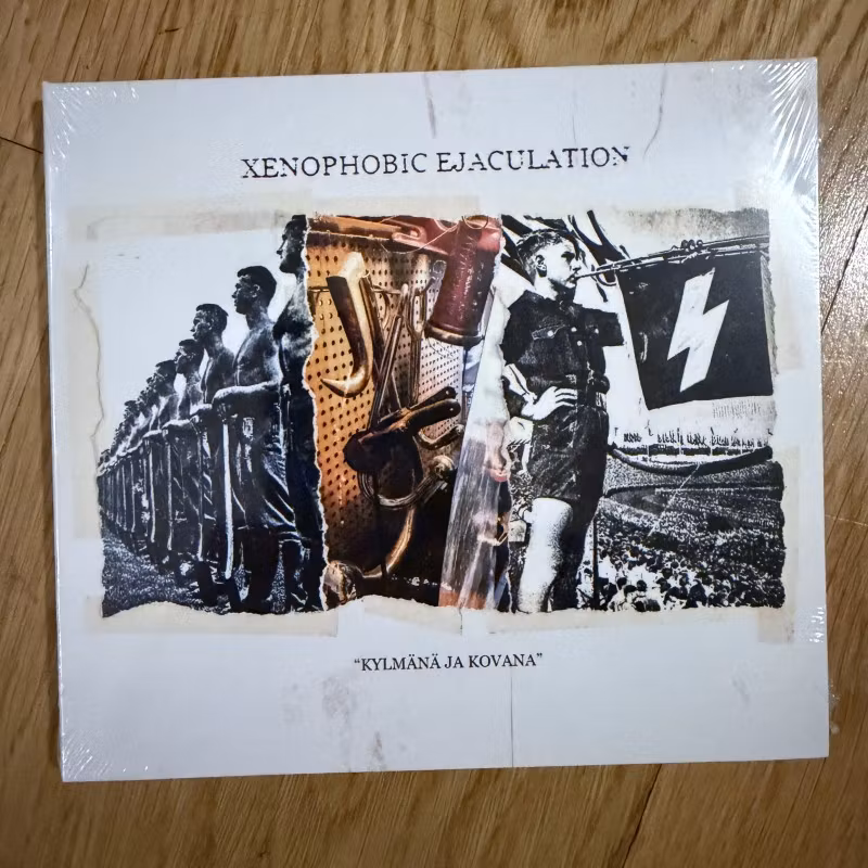 XENOPHOBIC EJACULATION KYLMÄNÄ JA KOVANA (Wrath - Finland original) (SS) CD