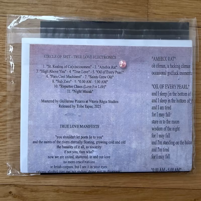 CIRCLE OF SHIT True Love Electronics (Tribe Tapes - USA original) (SS) CD