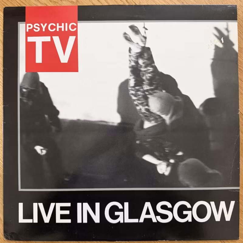 PSYCHIC TV Live In Glasgow (Temple - UK original) (VG+) LP