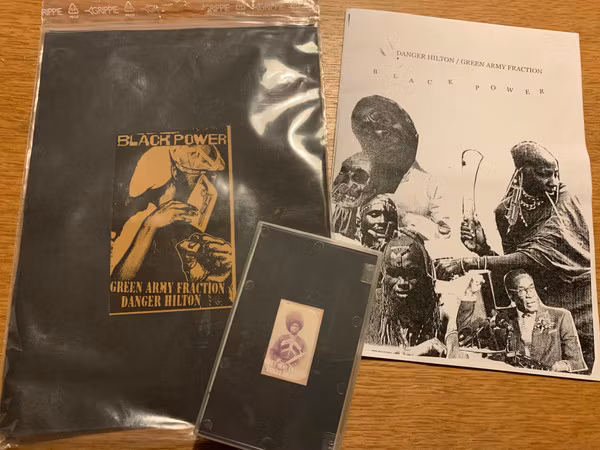 GREEN ARMY FRACTION / DANGER HILTON Black Power (Ortodox Musikförlag - Sweden original) (NM) TAPE