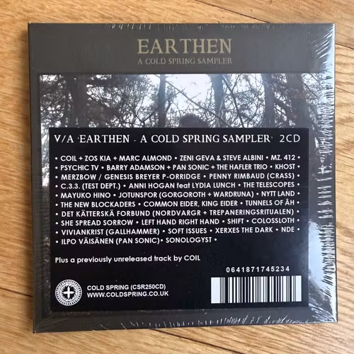 VARIOUS Earthen - A Cold Spring Sampler (Cold Spring - UK original) (SS) 2CD