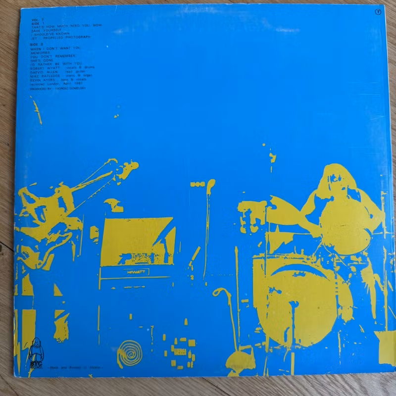 SOFT MACHINE Faces And Places Vol. 7 (BYG - France original) (VG+) LP