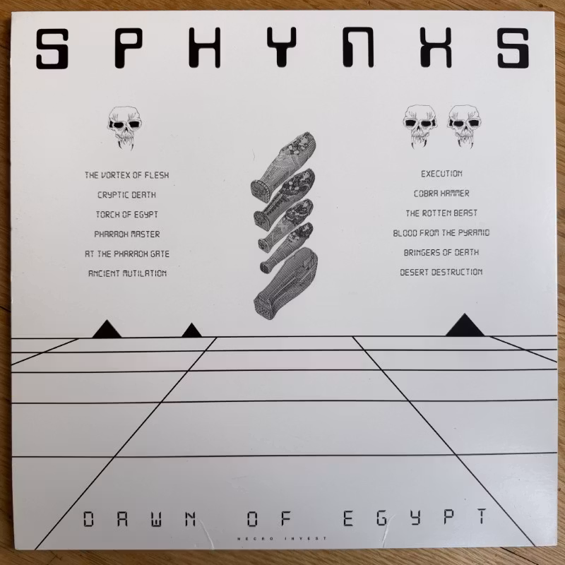 SPHYNXS Dawn Of Egypt (Necro Invest - Sweden original) (EX) LP