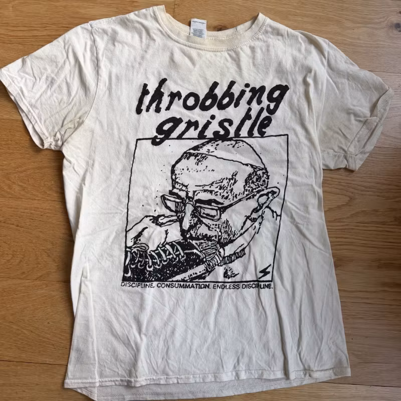 THROBBING GRISTLE Discipline (M) T-SHIRT