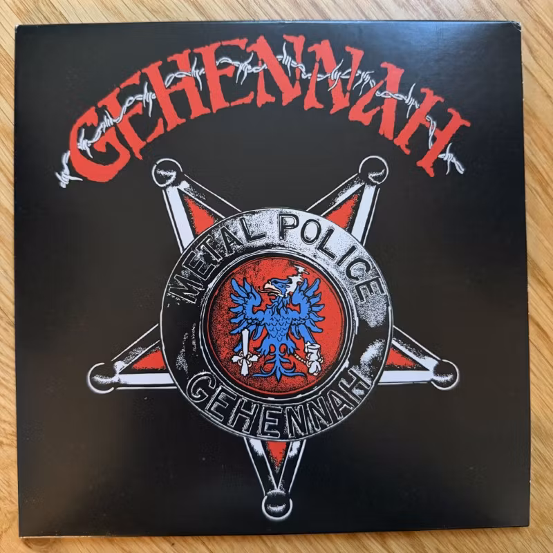 GEHENNAH Metal Police (Lightning - Sweden original) (EX) 7"