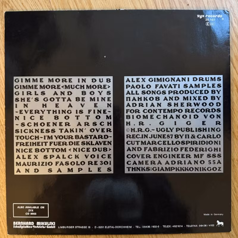 PANKOW Freiheit Fuer Die Sklaven (ZYX - Germany original) (VG) LP