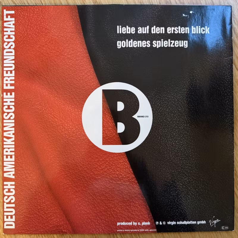 DAF (Deutsch Amerikanische Freundschaft) Liebe Auf Den Ersten Blick ('88 Remix By Joseph Watt) (Virgin - Europe original) (VG+) 12"