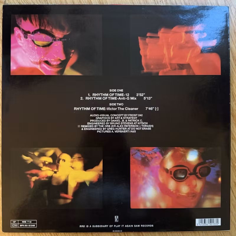 FRONT 242 Rhythm Of Time (Red Rhino - Belgium original) (EX) 12"