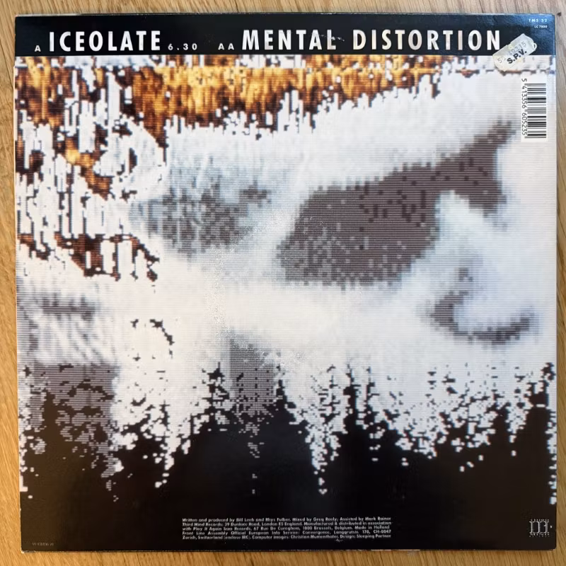 FRONT LINE ASSEMBLY Iceolate (Third Mind - Europe original) (VG+) 12"
