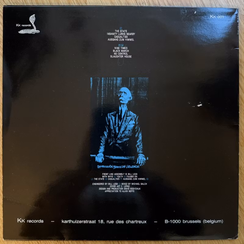 FRONT LINE ASSEMBLY The Initial Command (KK - Belgium original) (VG+) LP