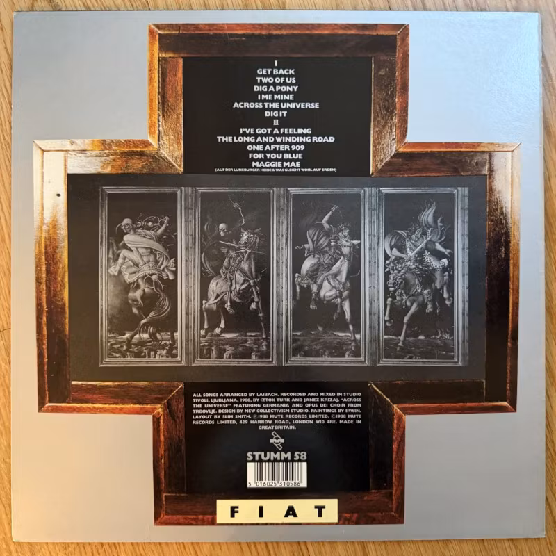 LAIBACH Let It Be (Mute - UK original) (EX/VG+) LP