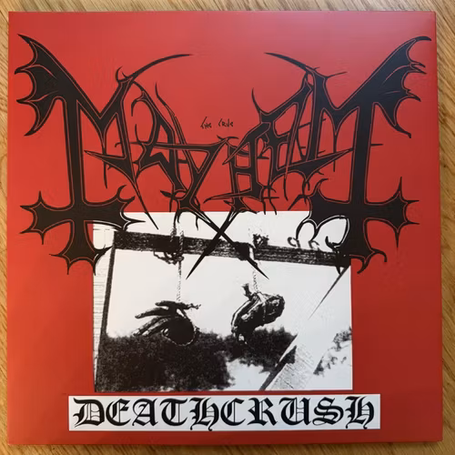 MAYHEM Deathcrush (Back On Black - UK 2009 reissue) (NM/VG+) MLP