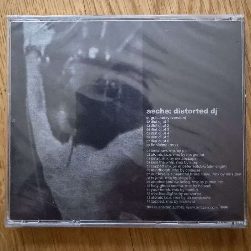 ASCHE Distorted DJ (Ant-Zen - Germany original) (SS) 2CD