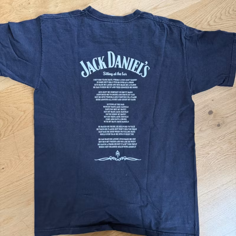 TATTOOED MOTHER FUCKERS Jack Daniels (M) T-SHIRT