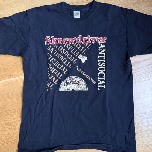 SKREWDRIVER Antisocial (M) T-SHIRT