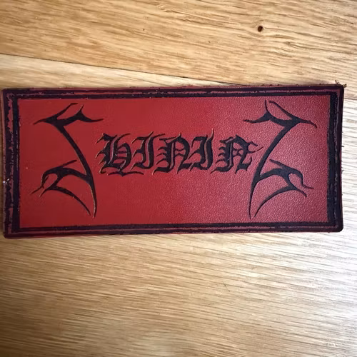 SHINING Logo (Red) (NM) LEATHER PATCH