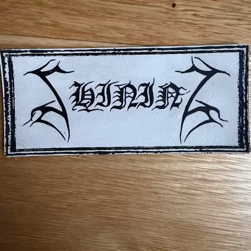 SHINING Logo (White) (NM) LEATHER PATCH