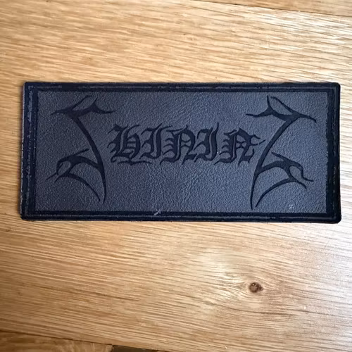 SHINING Logo (Black) (NM) LEATHER PATCH