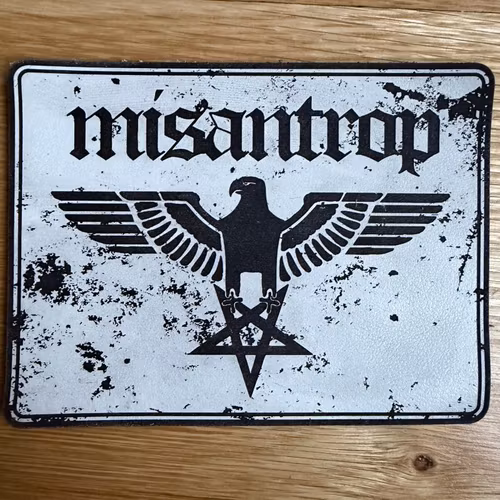 SHINING Misantrop (White/black) (NM) LEATHER PATCH