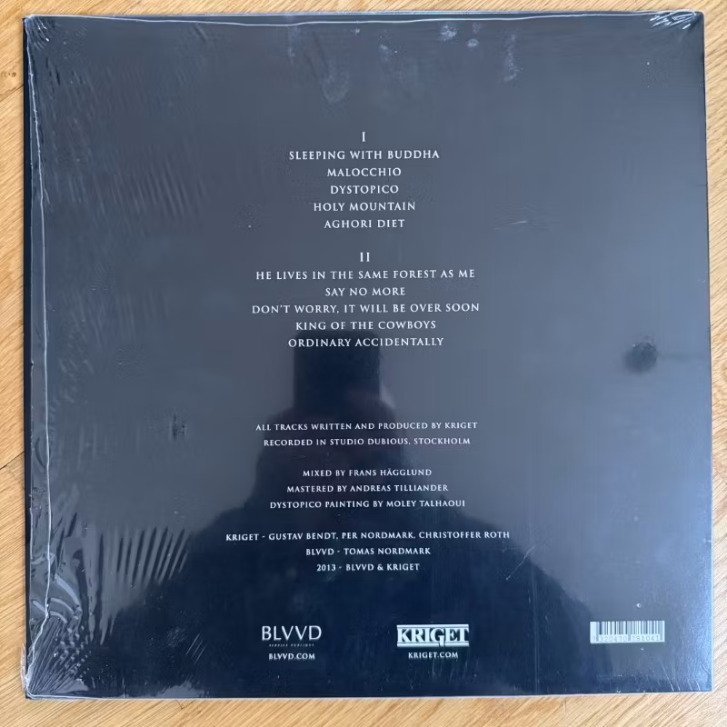 KRIGET Dystopico (BLVVD - Sweden original) (EX/VG+) LP