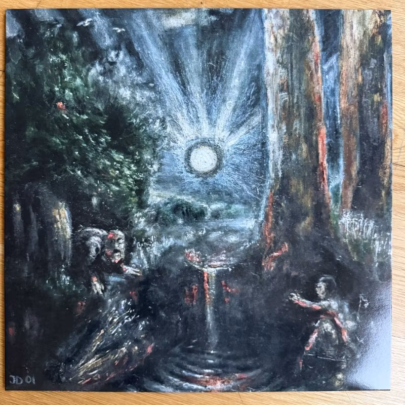 ABSURD Werwolfthron (Green marbled vinyl) (IG Farben - Europe reissue) (NM) LP