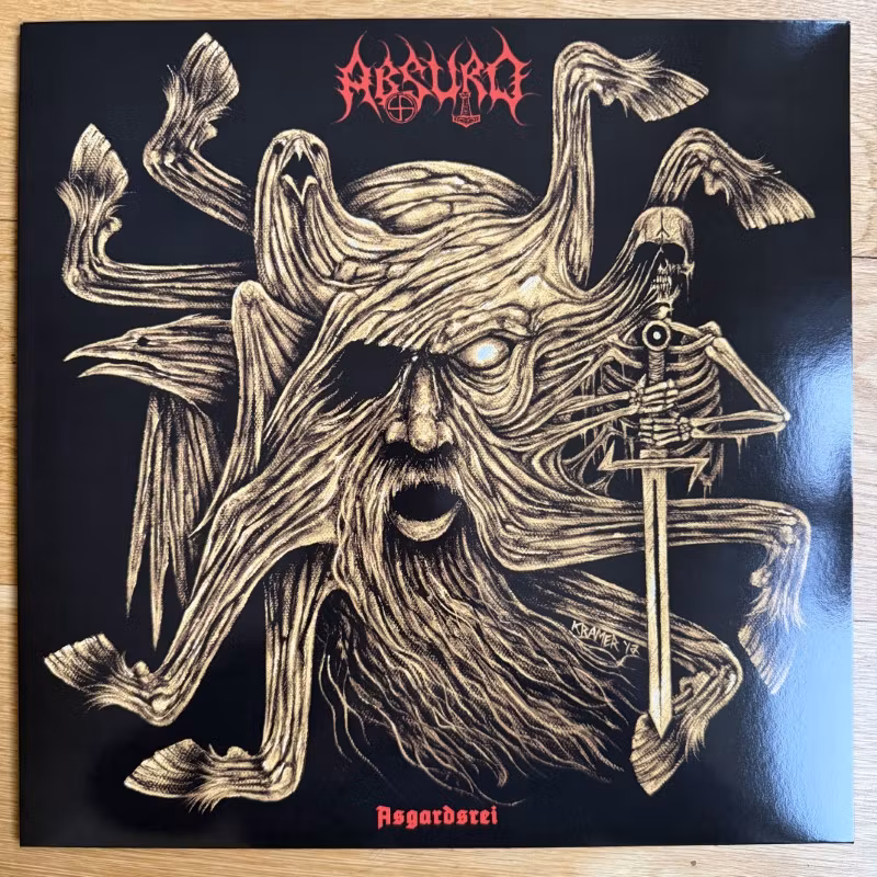 ABSURD Asgardsrei (Green marbled vinyl) (IG Farben - Europe reissue) (NM) LP