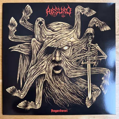 ABSURD Asgardsrei (Green marbled vinyl) (IG Farben - Europe reissue) (NM) LP