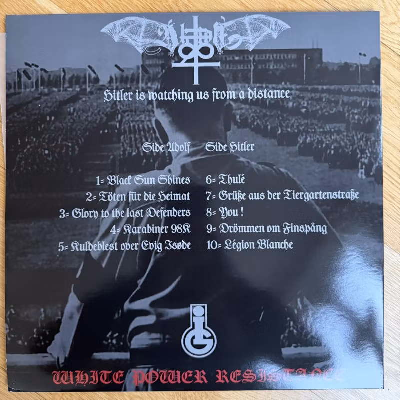 AKTION T4 Hitler Is Watching Us From A Distance (White vinyl) (IG Farben - Italy original) (EX/NM) LP
