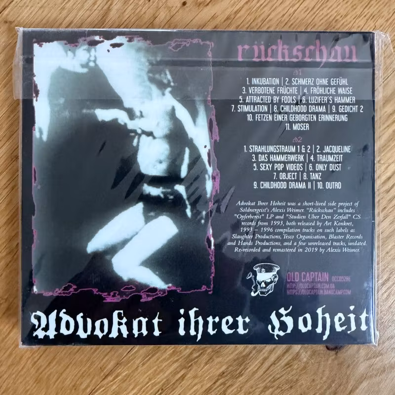 ADVOKAT IHRER HOHEIT Rückschau (Old Captain - Ukraine original) (NM) 2CD