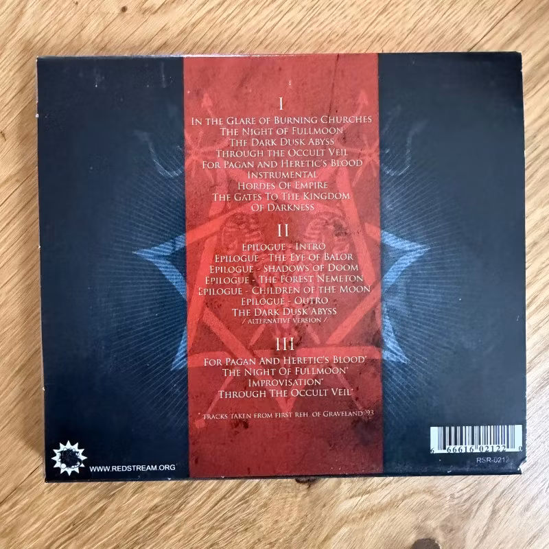 GRAVELAND In The Glare Of Burning Churches (Red Stream - USA reissue) (NM) CD