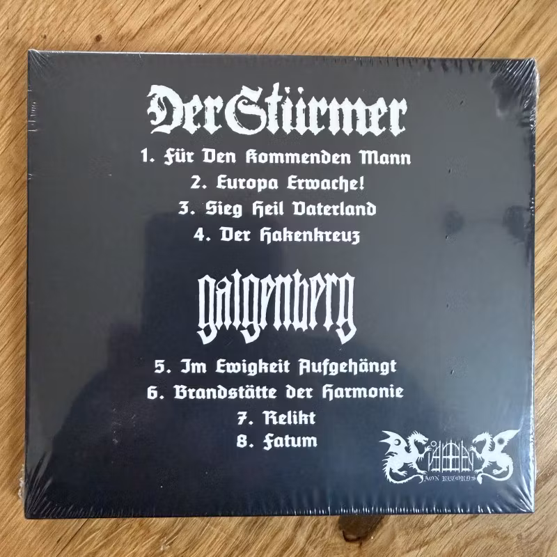 DER STÜRMER / GALGENBERG Europa Erwache! / Galgenberg (Åon - Italy reissue) (SS) CD