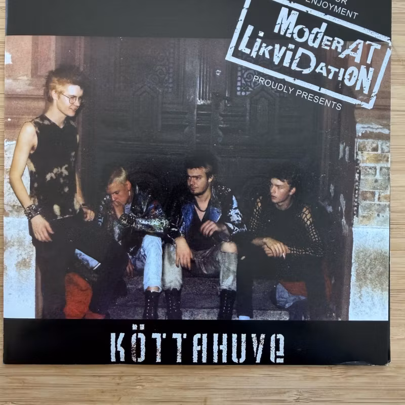 MODERAT LIKVIDATION Köttahuve (Blue vinyl) (Havoc - USA original) (EX/NM) 7"