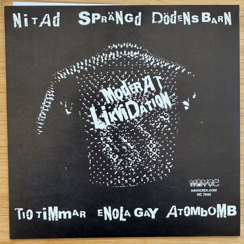 MODERAT LIKVIDATION Nitad (Havoc - USA reissue) (EX) 7"
