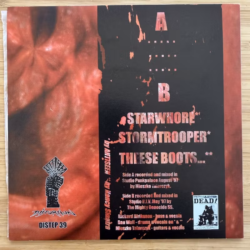 GENOCIDE SS Another Fucking EP (White vinyl) (Distortion - Sweden original) (EX/NM) 7"