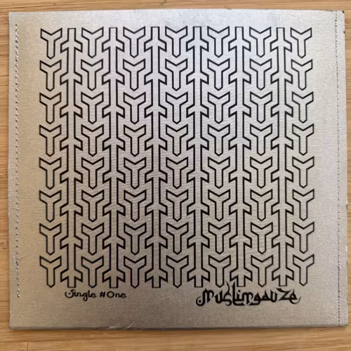 MUSLIMGAUZE Single #One (Silver vinyl) (Staalplaat - Netherlands original) (NM) 7"